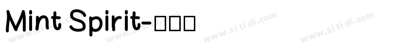 Mint Spirit字体转换